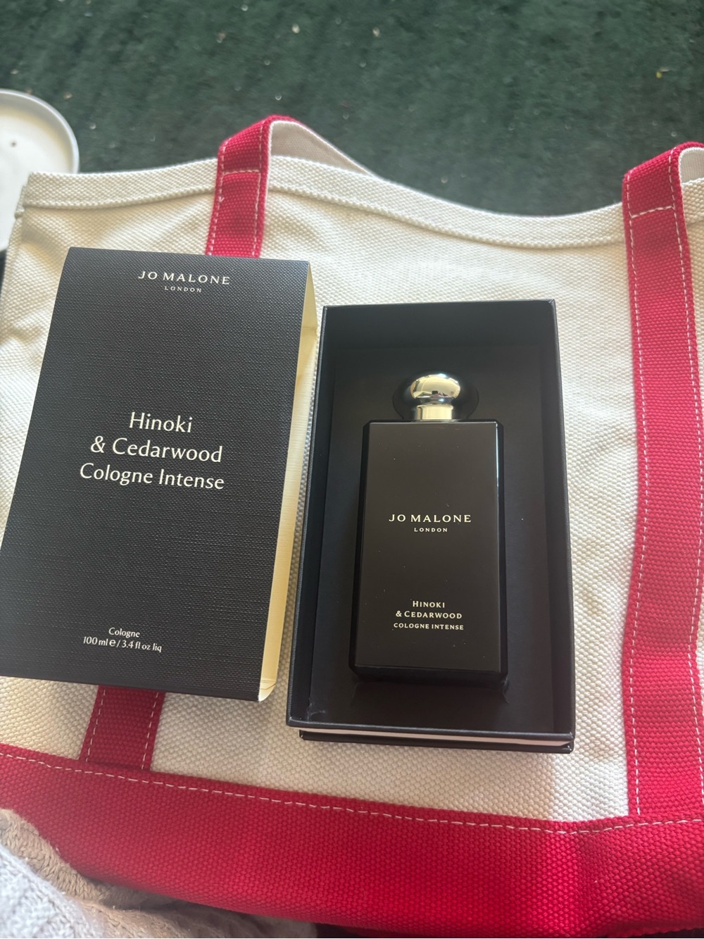 Jo Malone Hinoki & Cedarwood Cologne Intense - Black with Silver Cap - Picture 2 of 3